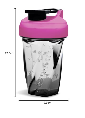 HELIMIX 1,5 Vortex Blender Shaker bottiglia contiene fino a 828 ml | Nessuna palla o frusta | Prodotto negli Stati Uniti | Portatile pre allenamento Proteine del siero di latte shaker tazza | Mescola