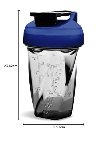 HELIMIX 1,5 Vortex Blender Shaker bottiglia contiene fino a 828 ml | Nessuna palla o frusta | Prodotto negli Stati Uniti | Portatile pre allenamento Proteine del siero di latte shaker tazza | Mescola