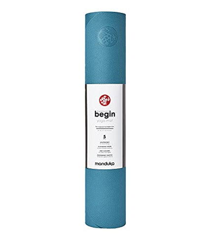 Manduka Begin - Tappetino unisex per yoga e pilates, 172 cm, perfetto per principianti