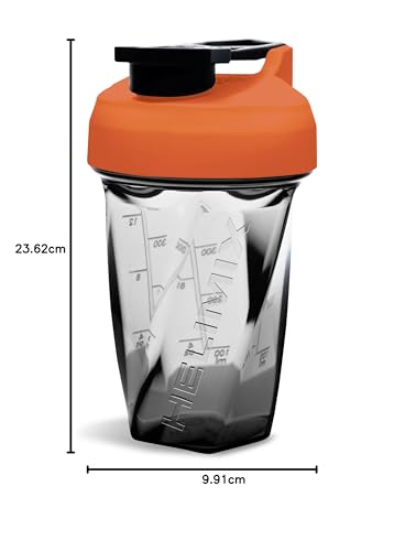 HELIMIX 1,5 Vortex Blender Shaker bottiglia contiene fino a 828 ml | Nessuna palla o frusta | Prodotto negli Stati Uniti | Portatile pre allenamento Proteine del siero di latte shaker tazza | Mescola