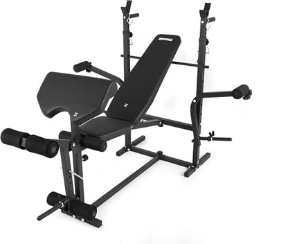 ZIPRO panca pieghevole per allenamento, panca per sollevamento pesi, panca fitness multifunzionale, panca sit up, attrezzi fitness, panca piana, panca pesi, stazione di forza per casa o palestra