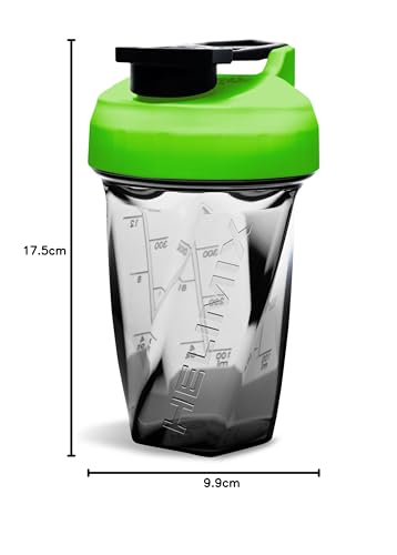 HELIMIX 1,5 Vortex Blender Shaker bottiglia contiene fino a 828 ml | Nessuna palla o frusta | Prodotto negli Stati Uniti | Portatile pre allenamento Proteine del siero di latte shaker tazza | Mescola