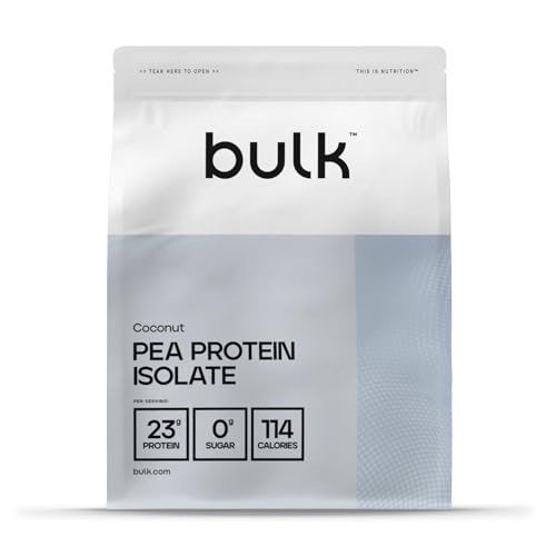 Bulk Proteine isolate di piselli, Frullato proteico vegano, Noce di cocco, 1kg, 33 porzioni