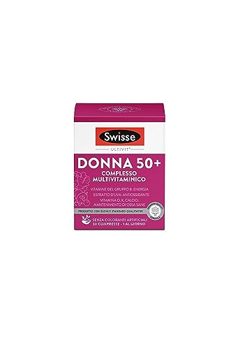 Swisse Donna Complesso Multivitaminico - 60 Compresse - Integratore multivitaminico per donna con vitamine, minerali ed erbe naturali