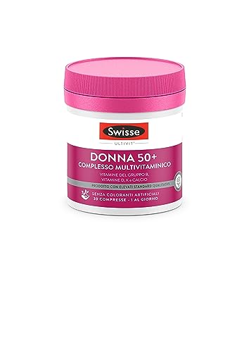 Swisse Donna Complesso Multivitaminico - 60 Compresse - Integratore multivitaminico per donna con vitamine, minerali ed erbe naturali