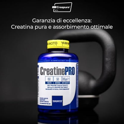 Creatine PRO Creapure© Quality integratore alimentare di creatina monoidrato qualità Creapure 150 compresse