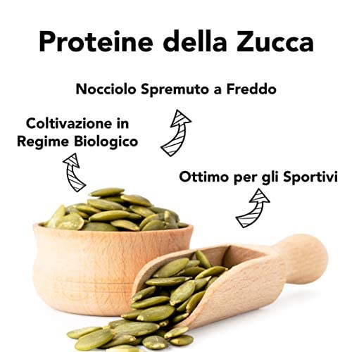 Proteine del Riso in Polvere Bio - 80% Proteina - 500g. Proteine Naturalmente Senza Lattosio e Glutine. Proteine Vegane Vegetali e Biologiche Senza Zucchero. Organic and Vegan Rice Protein Powder.