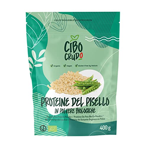 Proteine del Riso in Polvere Bio - 80% Proteina - 500g. Proteine Naturalmente Senza Lattosio e Glutine. Proteine Vegane Vegetali e Biologiche Senza Zucchero. Organic and Vegan Rice Protein Powder.