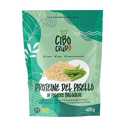 Proteine del Riso in Polvere Bio - 80% Proteina - 500g. Proteine Naturalmente Senza Lattosio e Glutine. Proteine Vegane Vegetali e Biologiche Senza Zucchero. Organic and Vegan Rice Protein Powder.