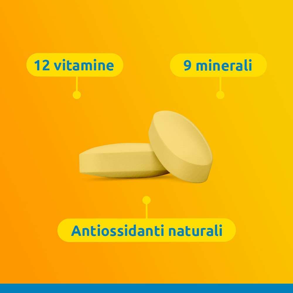 Supradyn Ricarica 50+ Integratore Multivitaminico Completo Vitamine e Minerali con Vitamina B12, C, D, Zinco per Stanchezza Fisica e Concentrazione dai 50 Anni Uomo e Donna, 30 Compresse Rivestite