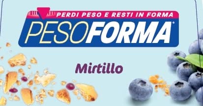 Pesoforma Biscotti Lampone e Mela, Pasto sostitutivo proteico, Per rimettersi in forma con gusto, Solo 219 calorie, Nuovo formato, 16 biscotti, 8 pasti sostitutivi