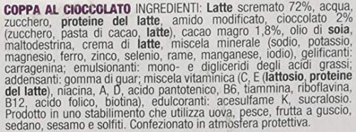 PESOFORMA - EXTRA PROTEIN - Coppa gusto cioccolato - Pasto sotitutivo proteico per il controllo del peso - 13g di proteine per pasto - Con vitamina D, vitamina C, vitamina E, magnesio - 210g