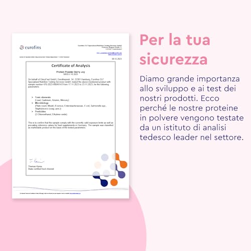 Proteine in Polvere Vegane 1 kg, 22 g Proteine, Gusto Vaniglia, Proteine Vegetali Isolate in Polvere di Pisello, Fagiolo e Girasole, Aumento e Crescita Muscolare*, senza Glutine, Zucchero e Lattosio