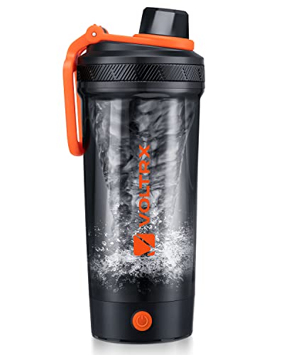 VOLTRX Bottiglia shaker, frullatore elettrico per frullati proteici ricaricabile USB C, tazze shaker per frullati proteici e frullati sostitutivi dei pasti, senza BPA, in Tritan