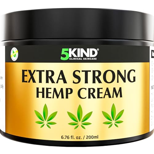 5kind crema canapa extra forte 100 ml - Crema Muscolare Idratante e Ricca Di Estratti Naturali. Calma Piedi, Spalle e Ginocchia