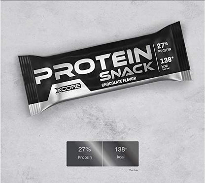 Xcore Protein Snack, 35 g, Biscotto e Crema, Confezione da 12 Pezzi