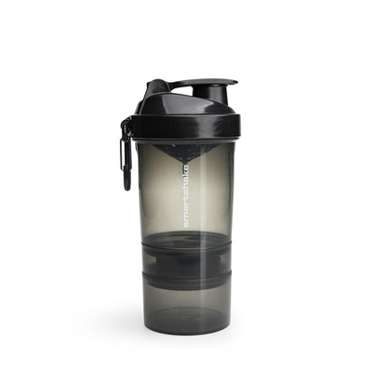 SmartShake Original2Go Shaker per Cibo e Bevande nutrizionali, Gunsmoke Black, Taglia Unica