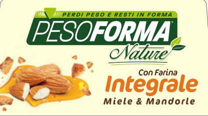 Pesoforma 16 Biscotti, Miele e Mandorle, con Farina integrale, per Rimettersi in Forma con Gusto, solo 238 Calorie, 8 Pasti Sostitutivi