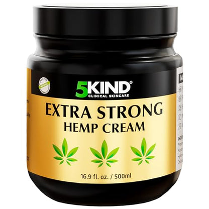 5kind crema canapa extra forte 100 ml - Crema Muscolare Idratante e Ricca Di Estratti Naturali. Calma Piedi, Spalle e Ginocchia