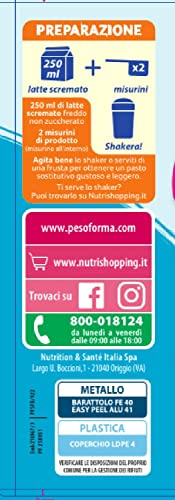 Pesoforma Smoothie Frutti di Bosco, Pasto sostitutivo per il controllo del peso, Smoothie gustoso che aiuta a rimettersi in forma, Ricco in proteine e fibre, Solo 202 calorie, 16 pasti, 436 gr