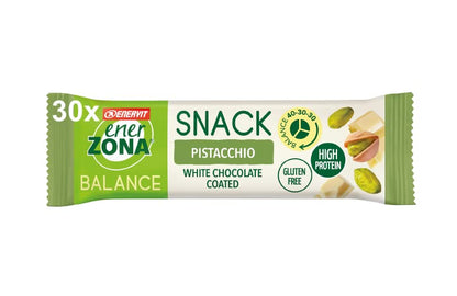 Enervit, Enerzona Protein Snack 40-30-30 Gusto Noir Cioccolato Fondente, 30 Barrette Proteiche da 33gr Dieta a Zona con Proteine del Latte e Fibre, Senza Olio di Palma