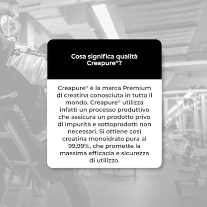 Creatine PRO Creapure© Quality integratore alimentare di creatina monoidrato qualità Creapure 150 compresse