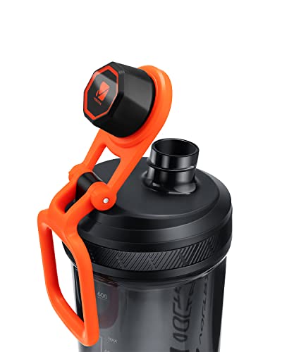 VOLTRX Bottiglia shaker, frullatore elettrico per frullati proteici ricaricabile USB C, tazze shaker per frullati proteici e frullati sostitutivi dei pasti, senza BPA, in Tritan