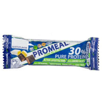 Volchem Promeal Zone 40-30-30, Barretta Proteico-Energetica con Ripartizione di Carboidrati-Proteine-Grassi (40-30-30), Senza Grassi Idrogenati, Scatola da 24 Barrette, Gusto Menta, 1200 g