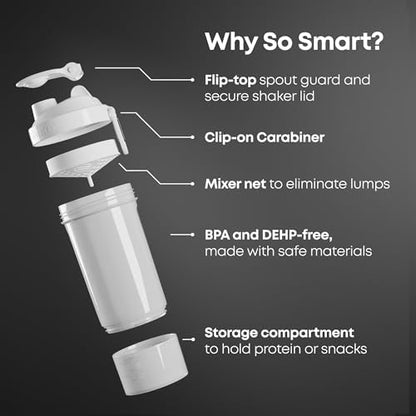 SmartShake Original2Go ONE, Gunsmoke - 800 ml.