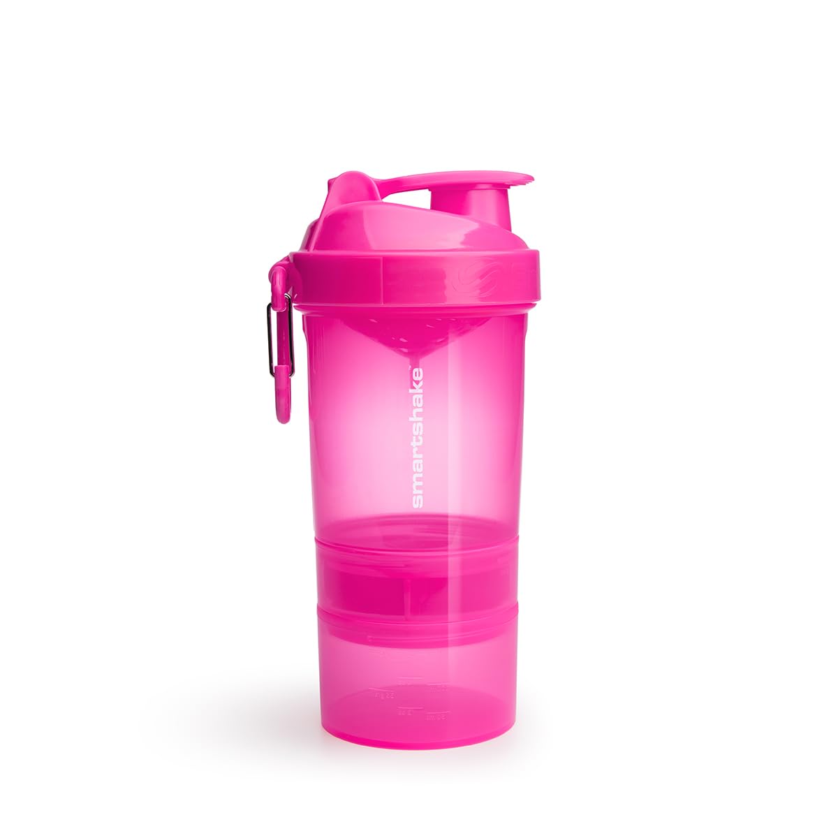 SmartShake Original2Go Shaker per Cibo e Bevande nutrizionali, Gunsmoke Black, Taglia Unica