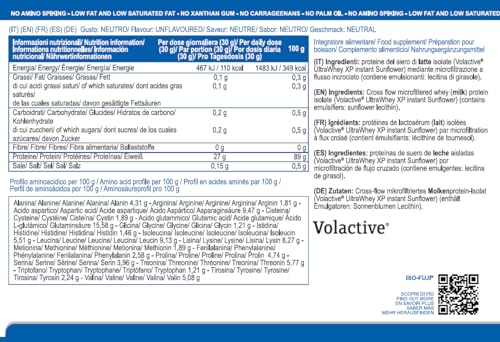 Iso-FUJI® proteine del siero di latte isolate ultrafiltrate - 700 g gusto Cioccolato