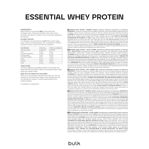 Bulk Essential Whey Protein, Vaniglia, 1 kg, 28 porzioni