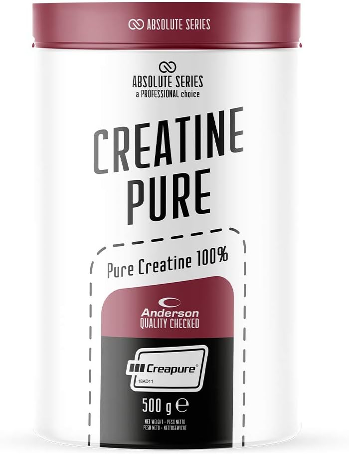 Anderson CREATINA MONOIDRATO PURA – 100% Creapure® in Polvere 500g booster altissima qualità, esente da impurezze e diidrotriazina, 0% origine animale, NO OGM Absolute Series