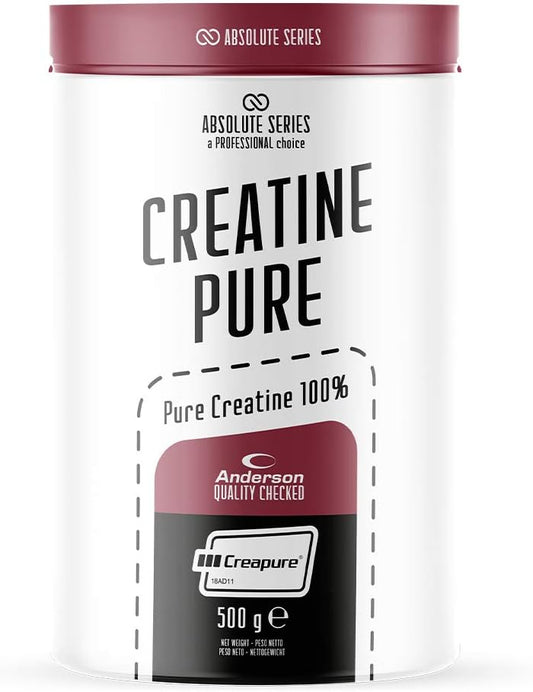 Anderson CREATINA MONOIDRATO PURA – 100% Creapure® in Polvere 500g booster altissima qualità, esente da impurezze e diidrotriazina, 0% origine animale, NO OGM Absolute Series