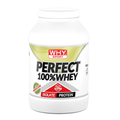 WHY SPORT PERFECT 100% WHEY - Proteine Whey - Proteine Isolate - Proteine in Polvere con Aminoacidi Essenziali per la Massa Muscolare - Gusto Cioccolato al Latte - 900 gr