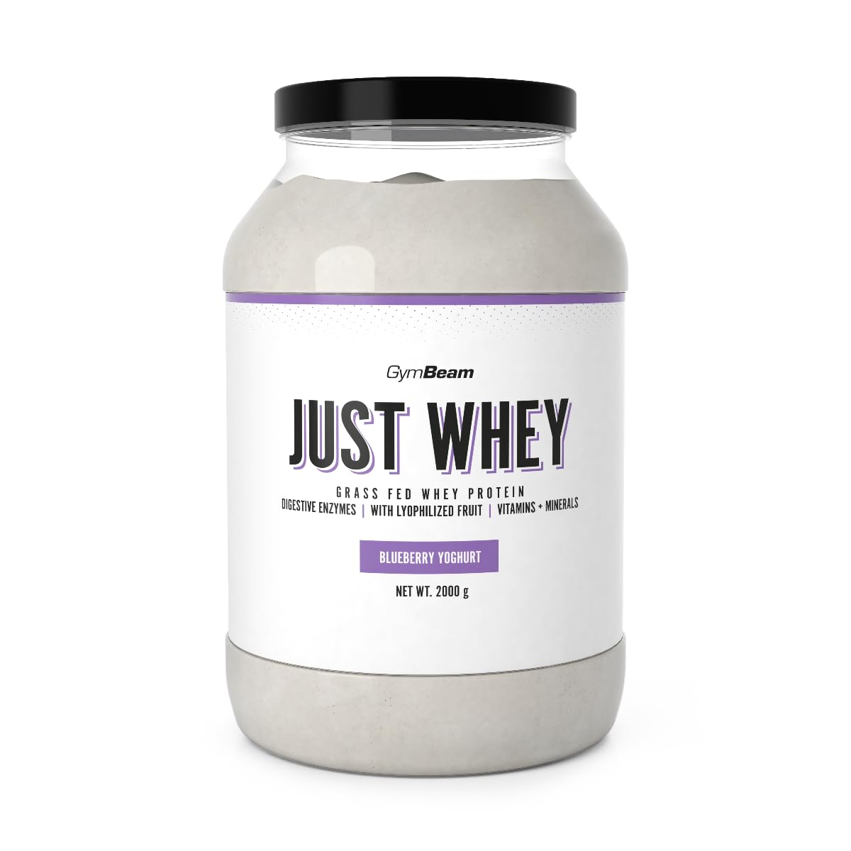 GymBeam Just Whey, Proteine in Polvere Multicomponente da Siero di Latte, Concentrato e Idrolizzato, 22,4g Proteine per Dose, con BCAA e Amminoacidi Essenziali (1000 g, Chocolate Milkshake)