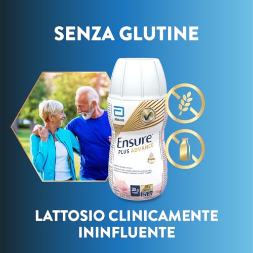 Ensure Plus Advance Supplemento Nutrizionale Ipercalorico ed Iperproteico |Formato bevanda| Alimento a fini medici speciali iperproteico| Confezione 4x220ml Gusto Cioccolato