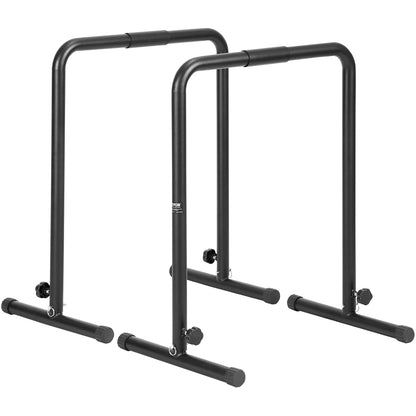 VEVOR Barre di Trazione Altezza Regolabile, Carico 200 kg per Fitness Dip Bar Station, Stabilizzatore, Parallele Push-up Stand, Parallele Barre per Allenamento Forza da Palestra da Casa