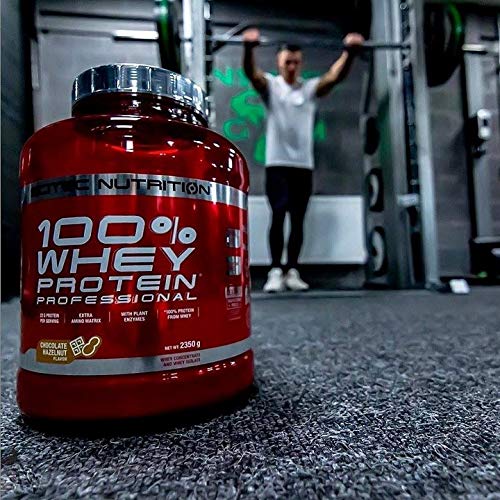 Scitec Nutrition 100% Whey Protein Professional - Potenziato con aminoacidi extra ed enzimi digestivi - Senza glutine - Senza olio di palma, 2.35 kg, Cioccolato