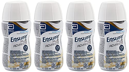 Ensure Plus Advance Supplemento Nutrizionale Ipercalorico ed Iperproteico |Formato bevanda| Alimento a fini medici speciali iperproteico| Confezione 4x220ml Gusto Cioccolato