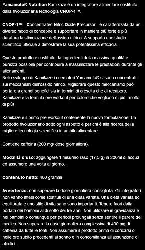 Kamikaze integratore alimentare pre workout con tecnologia CNOP-1™ - 400 g gusto Arancia