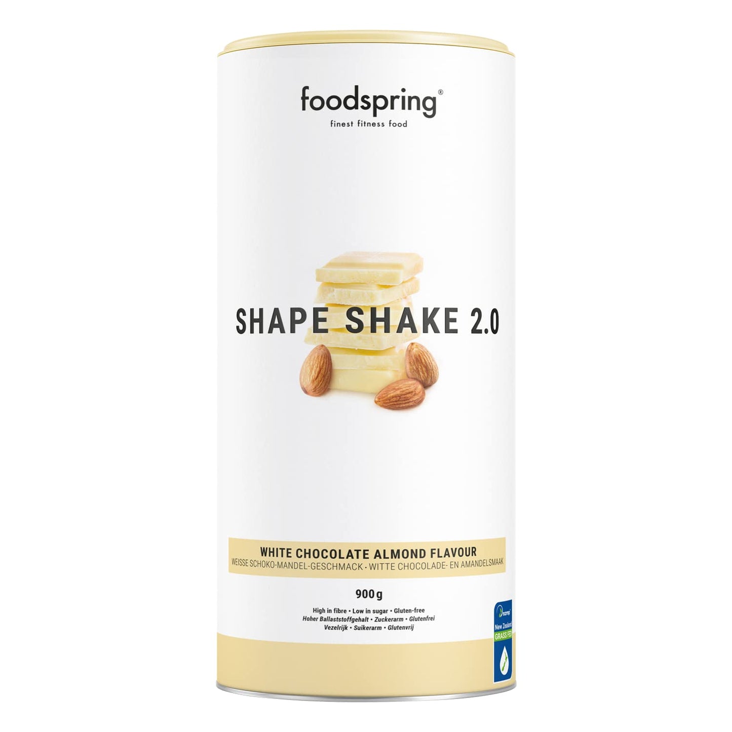 foodspring Shape Shake Bustine Monoporzione, 10 x 60 g, Sostituto pasto per il controllo del peso*, Ricco di proteine, Vitamine e minerali