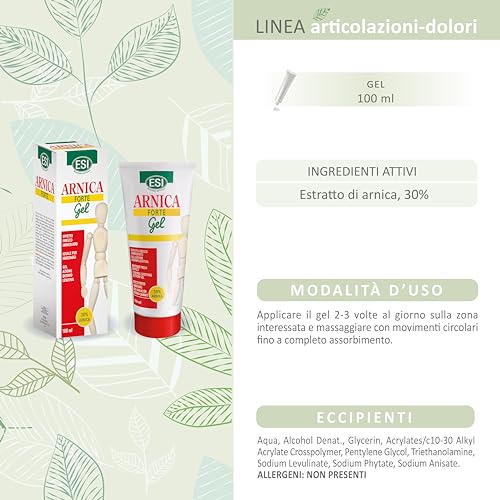 ESI - No-Dol Artiglio del Diavolo Gel, ad Alta Concentrazione, Azione Rinfrescante, Allevia Fastidi Muscolari e Contratture, Clinicamente Testato, Senza Coloranti e Parabeni, 100 ml