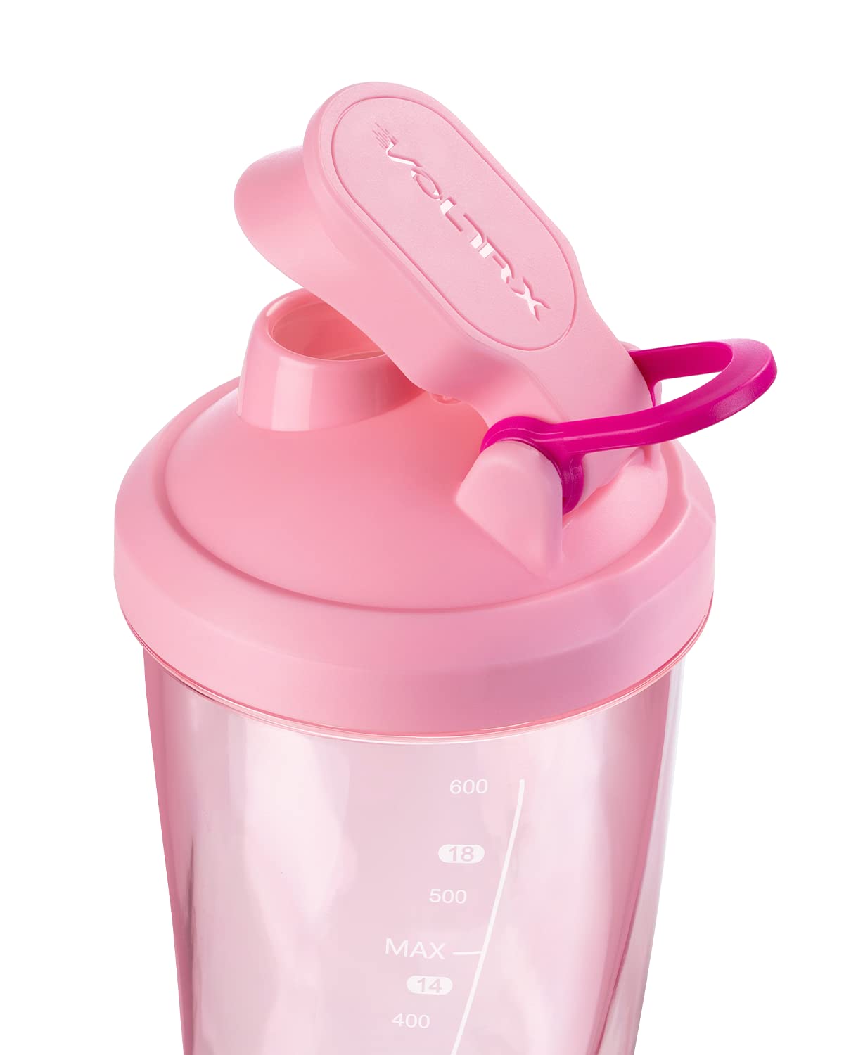 VOLTRX Shaker per Proteine Elettrico,600ml-Bottiglia Shaker Elettrica per Proteine,Shaker Elettrico Usb,Senza BPA,Shaker Elettrico per Proteine,Ricaricabile,Impermeabile,Shaker Elettrico Colorato