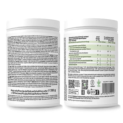 Weider Vegan Protein (750g) Gusto Cappuccino. Proteine Vegane 23g/dose isolate di piselli e riso, Con Vitamina B12 e Stevia, Senza Glutine, Senza Zucchero, Contenitore 50% Riciclato, 100% Riciclabile