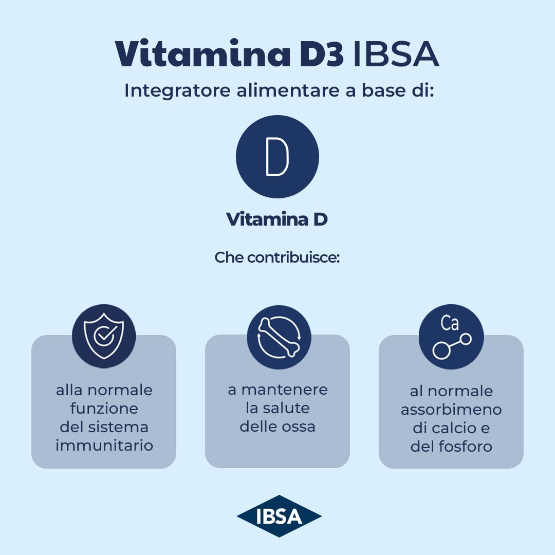 Vitamina D3 IBSA 1000 UI - 30 Film Orodispersibili