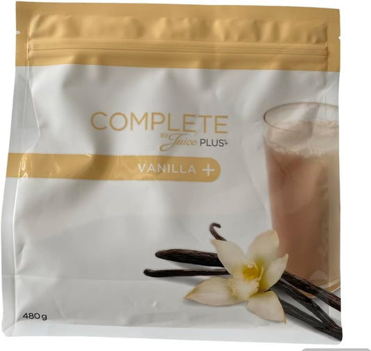 Juice Plus Vaniglia Shake 480g, Nuovo più Grande Bustina