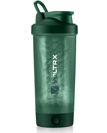 VOLTRX Titanus - Bottiglia per shaker per proteine, ricaricabile tramite USB C, elettrico, per frullati proteici e frullati sostitutivi dei pasti, senza BPA, 680,4 g