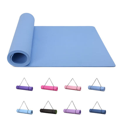 Good Nite Tappetini da Yoga da Donna Antiscivolo Con Superficie Testurizzata, Spessore 6 Mm, Con Cinghia Per Il Trasporto, Tappetino per Yoga, Pilates, Ginnastica (183 * 61 * 0,6 Cm)