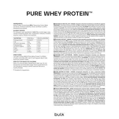 Bulk Pure Whey Protein, Cioccolato, 500 g, 16 porzioni